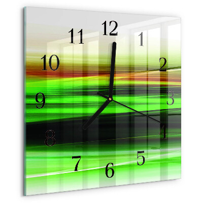 Wanduhr aus glas Abstraktion