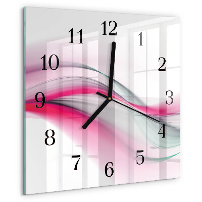 Wanduhr aus glas Abstraktion