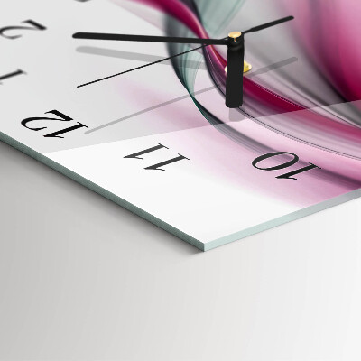 Wanduhr aus glas Abstraktion
