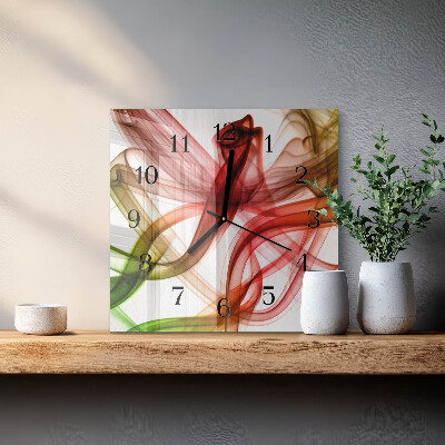 Wanduhr aus glas Abstraktion