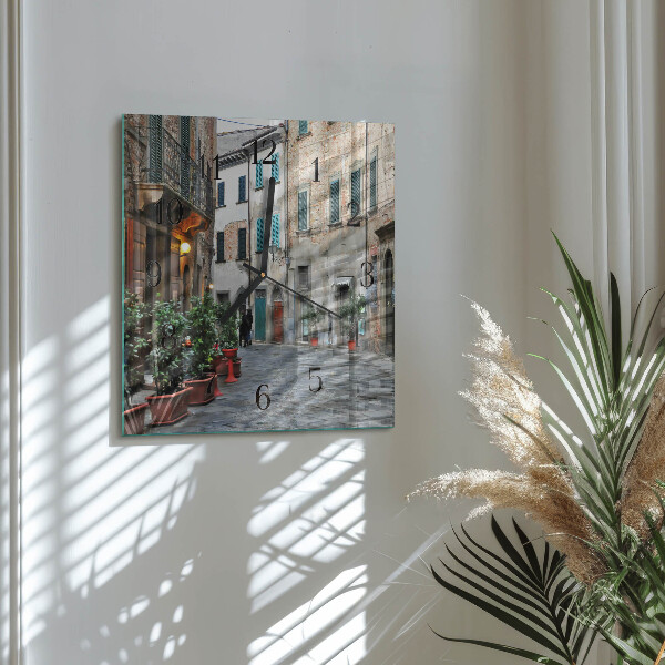 Wanduhr aus glas Avenue