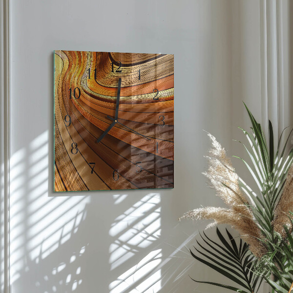 Wanduhr aus glas Abstraktion