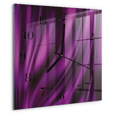 Wanduhr aus glas Abstraktion