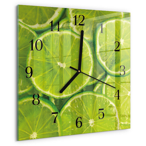 Wanduhr aus glas Kalziumkarbonat