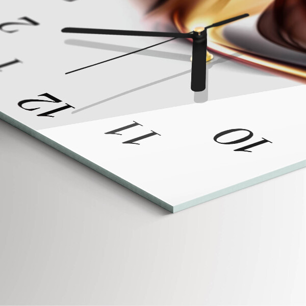 Wanduhr aus glas Abstraktion