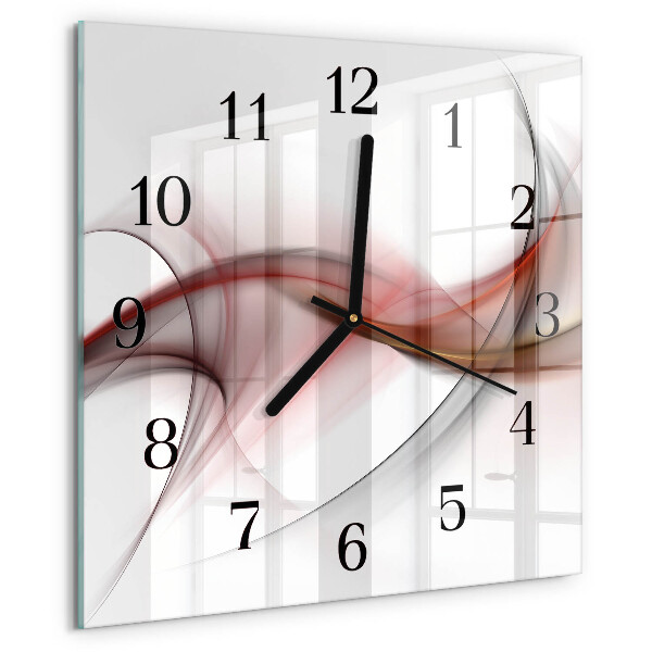 Wanduhr aus glas Abstraktion
