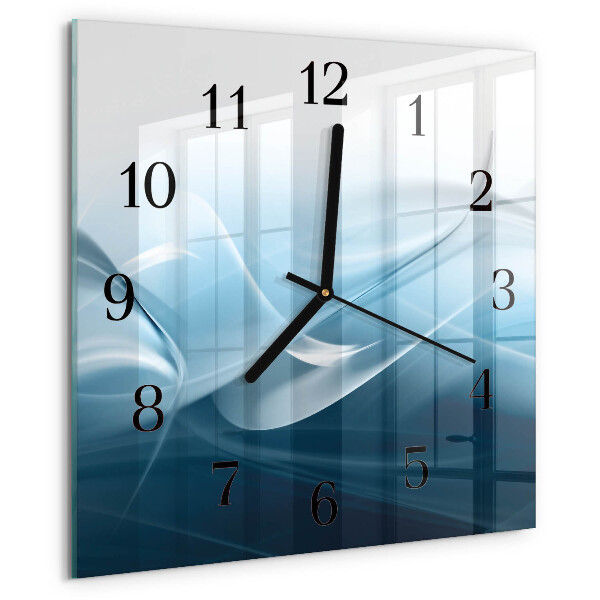 Wanduhr aus glas Abstraktion