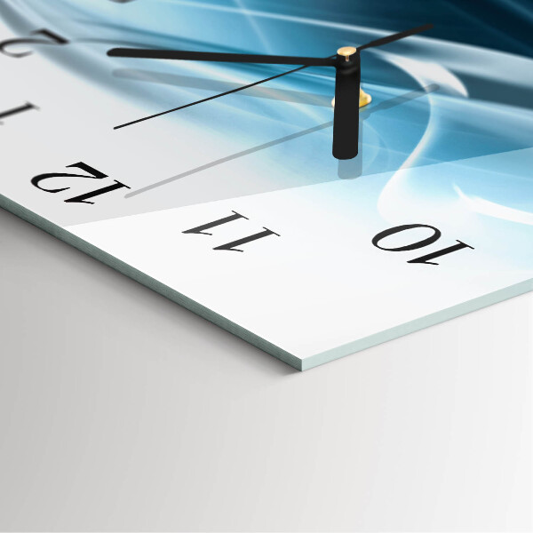 Wanduhr aus glas Abstraktion