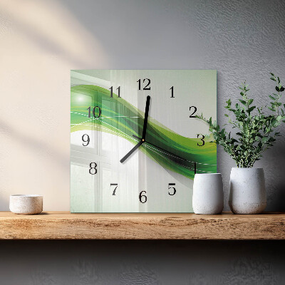 Wanduhr aus glas Abstraktion