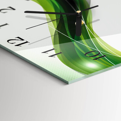Wanduhr aus glas Abstraktion