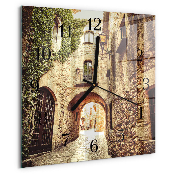 Wanduhr aus glas Avenue