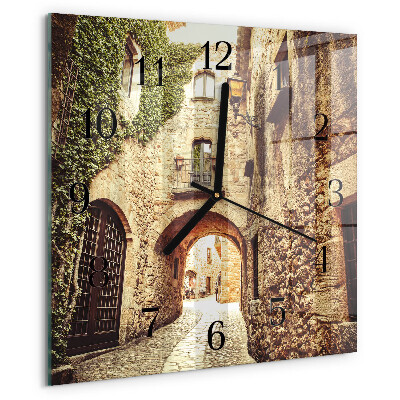 Wanduhr aus glas Avenue