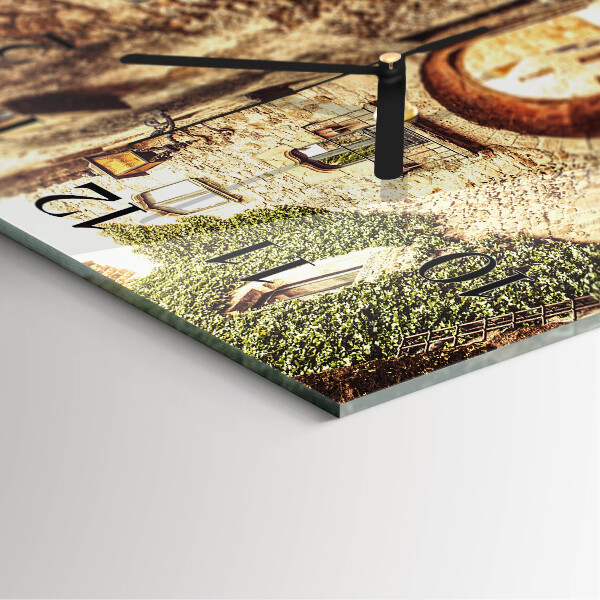 Wanduhr aus glas Avenue