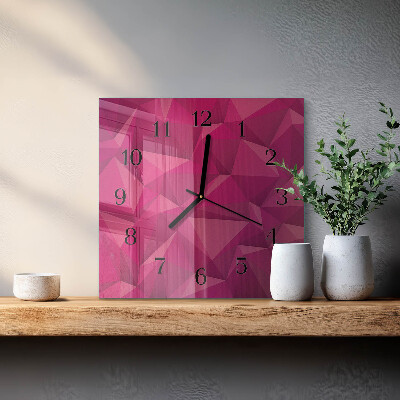 Wanduhr aus glas Abstraktion