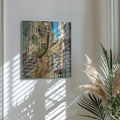 Wanduhr aus glas Avenue