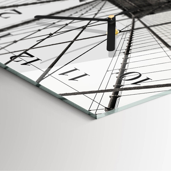 Wanduhr aus glas Brooklyn Bridge
