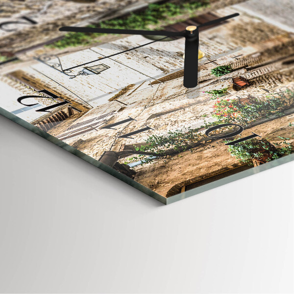Wanduhr aus glas Avenue