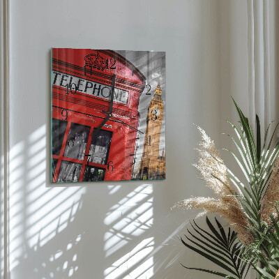 Wanduhr aus glas London