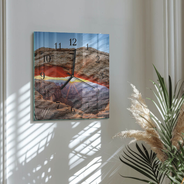 Wanduhr aus glas Grand Canyon