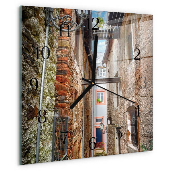 Wanduhr aus glas Avenue