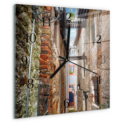 Wanduhr aus glas Avenue
