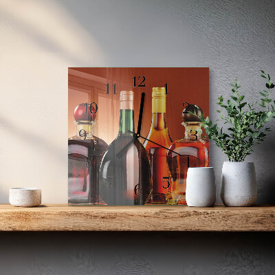 Wanduhr aus glas Geister