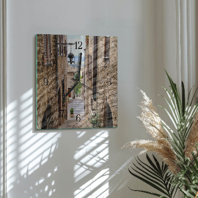Wanduhr aus glas Avenue
