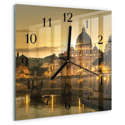 Wanduhr aus glas Basilika