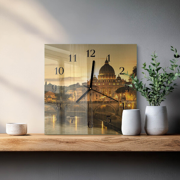 Wanduhr aus glas Basilika