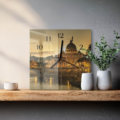 Wanduhr aus glas Basilika