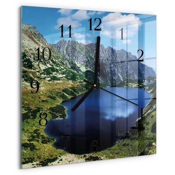 Wanduhr aus glas Morskie Oko