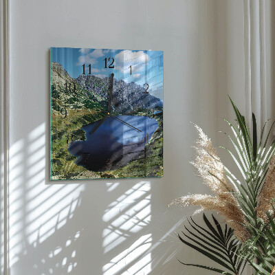 Wanduhr aus glas Morskie Oko