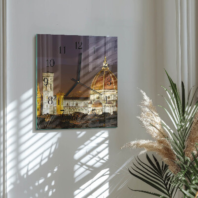 Wanduhr aus glas Basilika