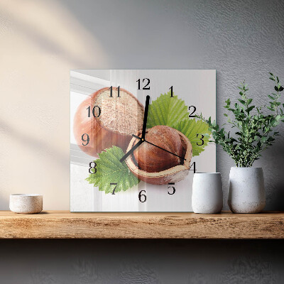 Wanduhr aus glas Sandsteine