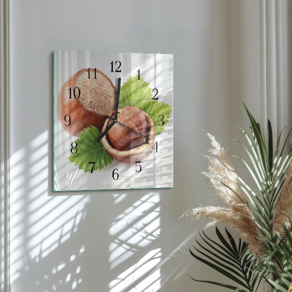 Wanduhr aus glas Sandsteine