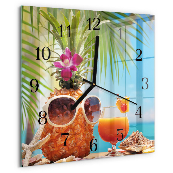 Wanduhr aus glas Feiertage