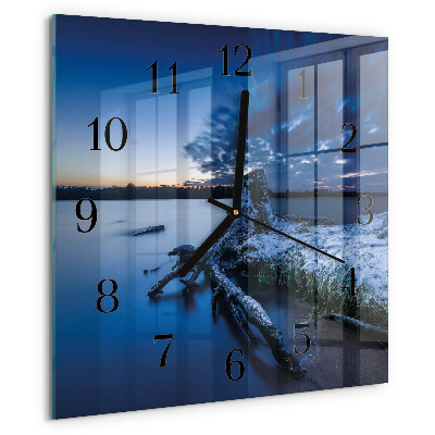 Wanduhr aus glas Landschaft