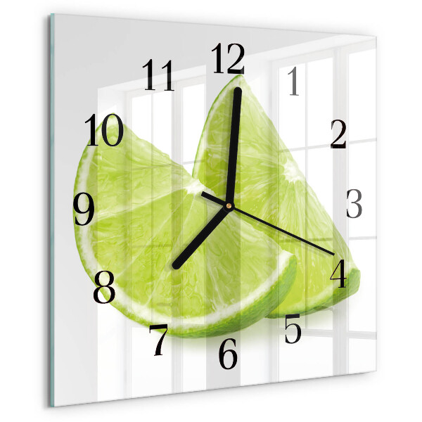 Wanduhr aus glas Kalziumkarbonat