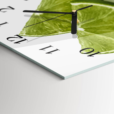 Wanduhr aus glas Kalziumkarbonat