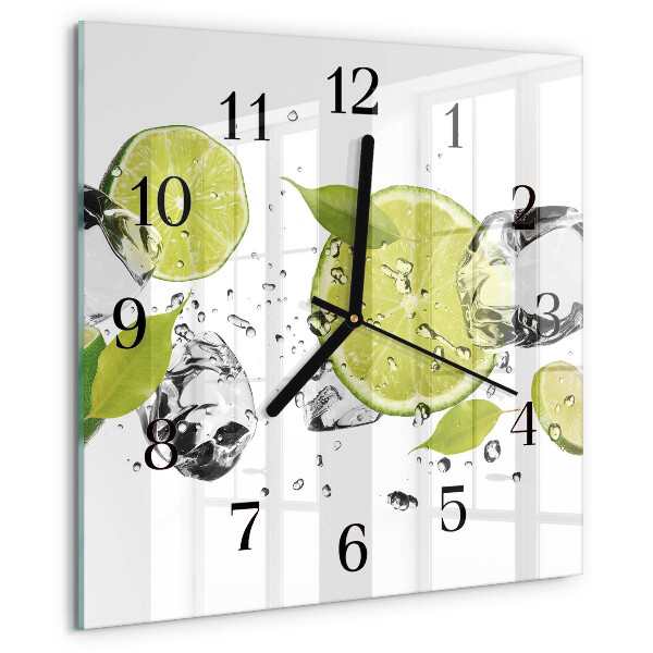 Wanduhr aus glas Kalziumkarbonat