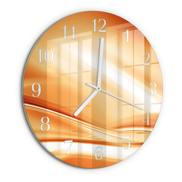 Glas wanduhr Abstraktion