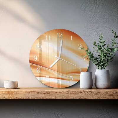 Glas wanduhr Abstraktion