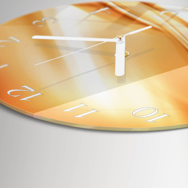Glas wanduhr Abstraktion