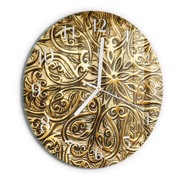 Glas wanduhr Mosaik