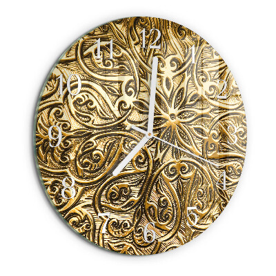 Glas wanduhr Mosaik