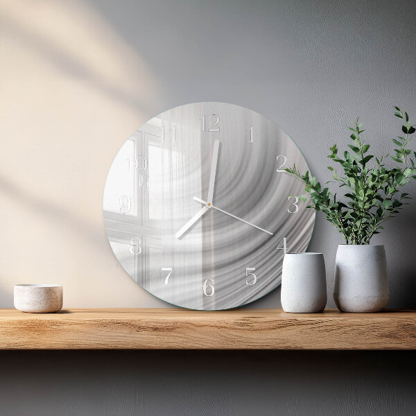 Glas wanduhr Abstraktion