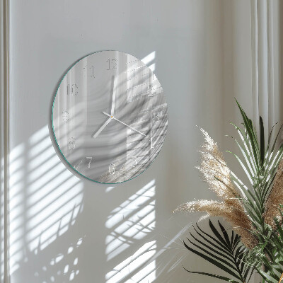 Glas wanduhr Abstraktion
