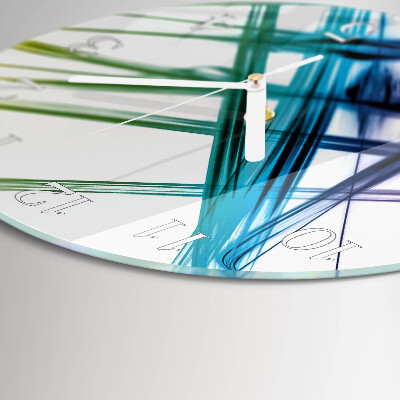 Glas wanduhr Abstraktion