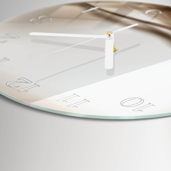 Glas wanduhr Abstrakte Linien