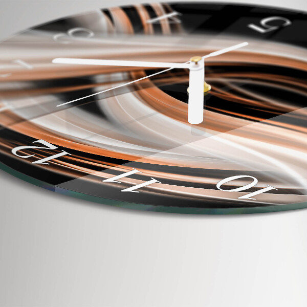 Glas wanduhr Abstrakte Kunst